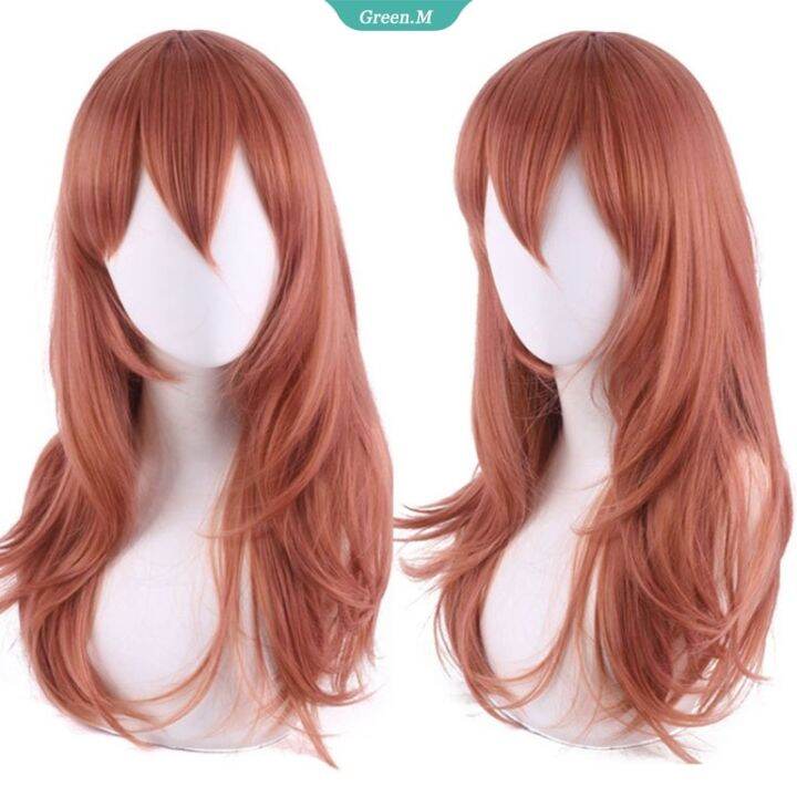 Angel Devil Wig Long Dark Orange Hair Wig Anime Chainsaw Man Cosplay