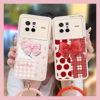 Cartoon Skin feel silicone Phone Case For VIVO X80 soft shell Skin-friendly feel Nordic style phone case high-grade