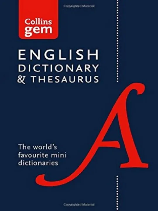 COLLINS GEM DICTIONARY & THESAURUS FLEXIBOUND Lazada.co.th