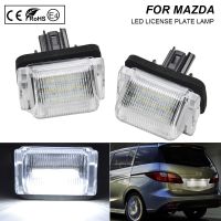 โคมไฟแผ่นตัวเลขป้ายทะเบียน Led สำหรับ Mazda 5 Mazda5 2012 2013 2014มาสด้าซีเอ๊กซ์9 Cx9 2007 2015 D35051270e 2ชิ้น