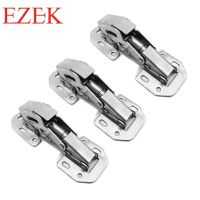 ◎☒☞ 3-4Inch Free Drilling Hole Cabinet Hinge Cabinet Door Soft Closing Hinge Hydraulic Buffer Hinge Furniture Hardware