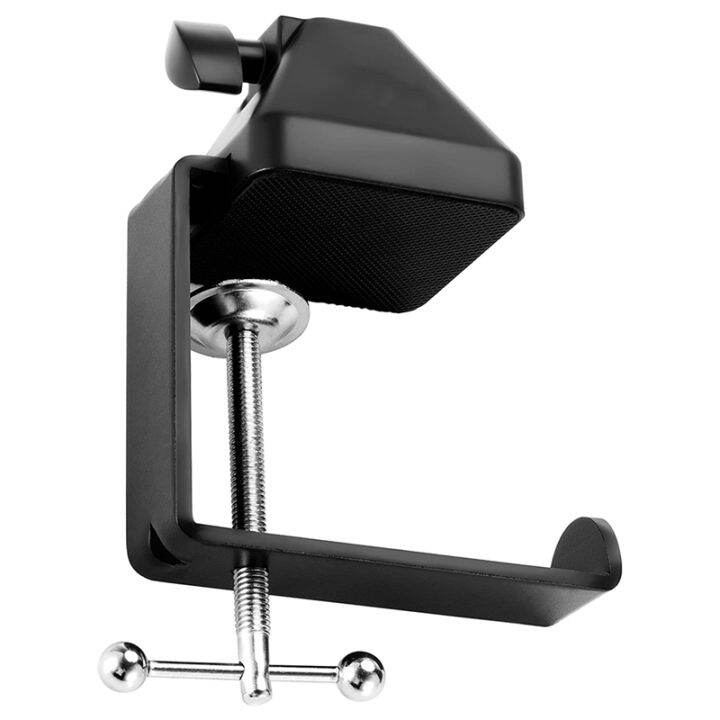 HeavyDuty Table Mount Clamp, C Mounting Clamp Holder with Headset Hook