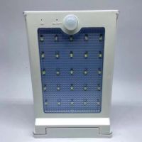 โคมไฟ LED Solar Lamp พร้อมเซนเซอร์ตรวจจับการเคลื่อนไหว ขนาด 2.5วัตต์ (0417)