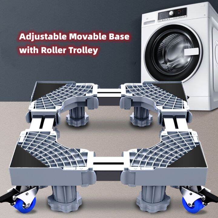 Washing Machine Stand Adjustable Wheel Base Fridge Stand Refrigerator