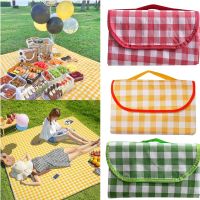 Foldable Portable Picnic Mat Waterproof Oxford Cloth Picnic Blanket Moisture-proof Thicken Lightweight for Outdoor Hiking Travel Sleeping Pads