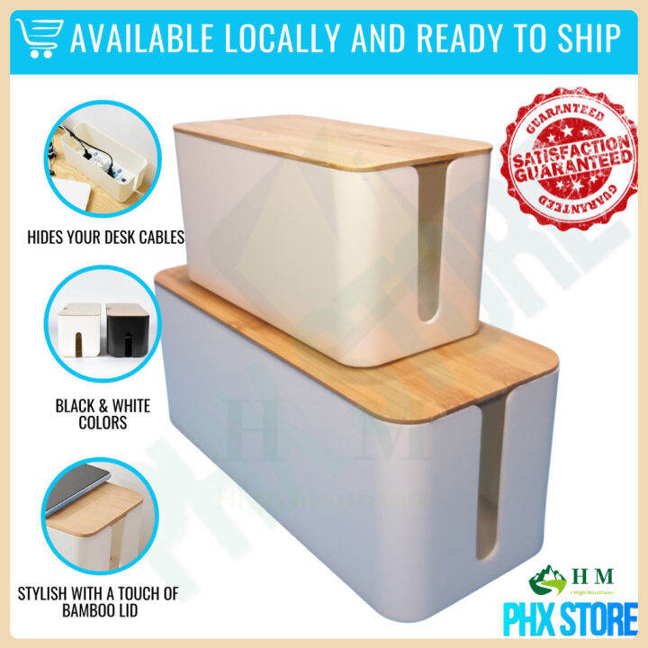 【COD】 Wires and Cables Storage Box Cable Box Power Strip Wire Case