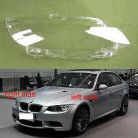 ที่ครอบไฟหน้ารถสองประตูสำหรับ BMW M3 E92 E93 2006 2007 2008 2009แผ่นกระจกโป๊ะไฟแบบโปร่งใสเลนส์