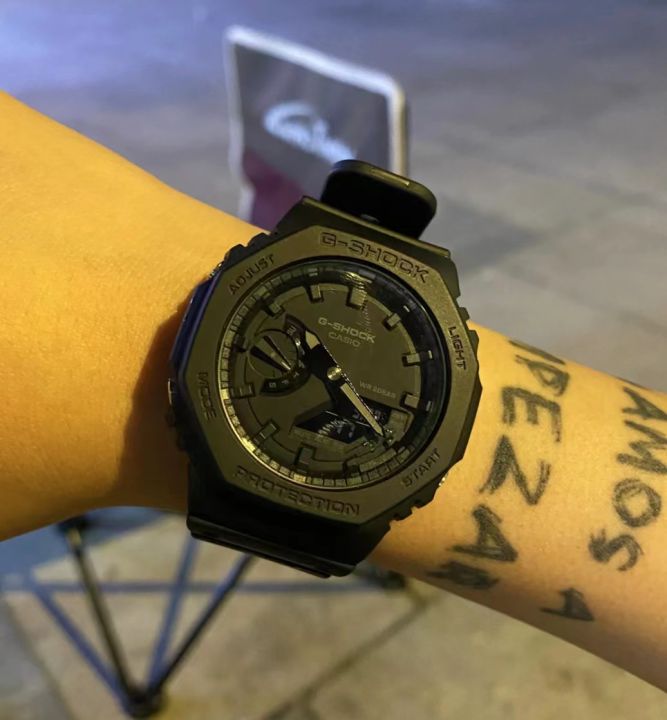 แท้-100-casio-นาฬิกา-g-shock-ga-2100-นาฬิกาสปอร์ตอิเล็กทรอนิกส์-กันน้ำ-watch-เตรียมประเทศไทยเพื่อจัดส่ง
