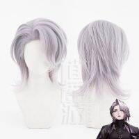 Cosplay wig หายเป็นปลิดทิ้ง Zoya COS วิกพิเศษ ผมสั้นเลเยอร์ลาเวนเดอร์ จัดทรงง่าย