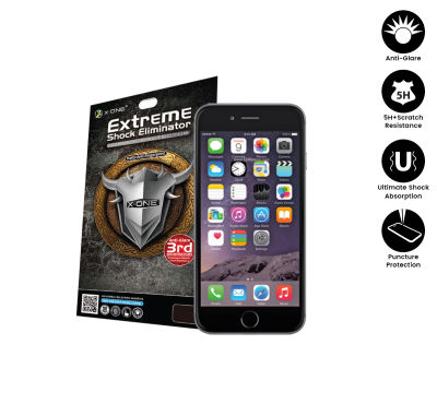 Apple iPhone 6 X-One Extreme Series Matte ป้องกันลายนิ้วมือปกป้องหน้าจอ