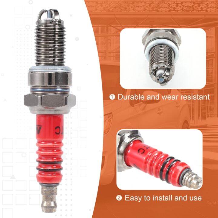 1-pcs-3-electrode-spark-plug-d8tc-for-125cc-150cc-200cc-250cc-motorcycle-scooter-atv-quads