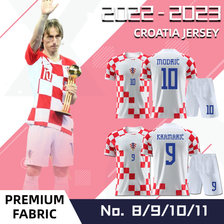 เสื้อฟุตบอลโลก2022-modric-โครเอเชียเสื้อทีมชาติสำหรับผู้ใหญ่-หมายเลข7-8-9-10-11-15