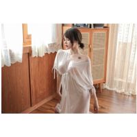 Women Nightwear Plus Size Nightdress Lace V Neck Pyjamas Baju Tidur Perempuan Seksi Plus Size 性感睡衣