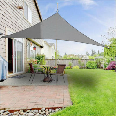 Waterproof Outdoor Awning Garden Sunshade Sun-shelter for Car Balcony Patio Pool Canopy Camping Tent Triangle Sun Shade Sail
