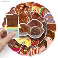 ♛ 50pcs Chocolate Stickers For Scrapbook Wall Waterbottle Laptop Phonecase Waterproof Sticker