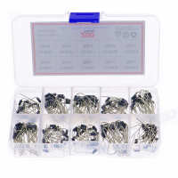 200pcs 10 ค่า DIP Diode Assorted ชุด กล่อง 20 ชิ้นแต่ละค่า 1N4001-1N4007 1N5817-1N5819