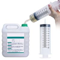 ▬ Large Syringe Tubing 500ML Plastic Syringe with Tube Converter Cap Reusable Pump Measuring With 1m Tube Feeding Ink