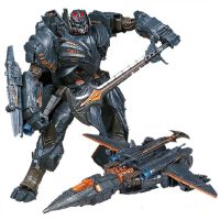 ของเล่นตุ๊กตาขยับแขนขาได้แปลงร่างสำหรับเด็กภาพยนตร์ Tf5อัศวินสุดท้าย Galvatron Voyager Mp36เครื่องบินจำลองของเล่นหุ่นแปลงร่างได้โลหะผสม