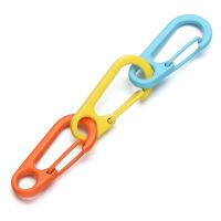 【YF】◐◇  5pcs Clasps Climbing Carabiners Survival Paracord Keychain Buckle Clip 13 Colors