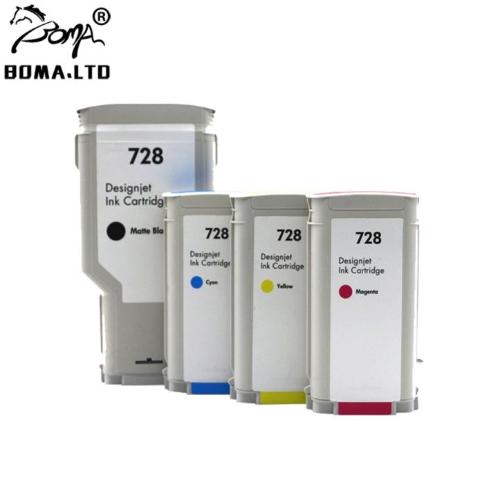 เข้ากันได้-ตลับหมึกสำหรับ-hp-t730-t830-728-728-t730ชุดสำหรับ-hp-designjet-t830-730-830เครื่องพิมพ์อิงค์เจ็ท