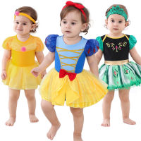 Newborn Princess Baby Girls Clothes Kids Costume Mermaid Bell Anna Cinderella Dress Infant Costumes Bodysuits Onesie Clothing