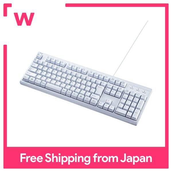 sanwa-supply-แป้นพิมพ์109ญี่ปุ่น-สีขาว-skb-109pw