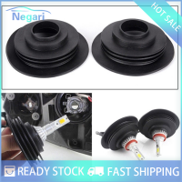 NG Motor✨ COD ✨ Car 1X นุ่มฝาครอบยางกันฝุ่นสำหรับรถไฟติดหน้ารถ Universal ไฟ LED Seal Cap