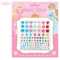 Littal Lady สติ๊กเกอร์เพรช ติดได้ทั้งหน้า ตัวและเล็บ ติดง่าย เพิ่มความสนุกในการทาเล็บ แต่งหน้าเด็ก