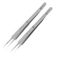 BST 18 BST 19 Ultra Precision Tweezers Stainless Steel Fly wire Curved Straight Tweezers For BGA Motherboard Welding Repair Use