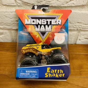 Monster Jam, Official Radical Rescue vs. Earth Shaker Die-Cast Monster  Trucks, 1:64 Scale, 2 Pack