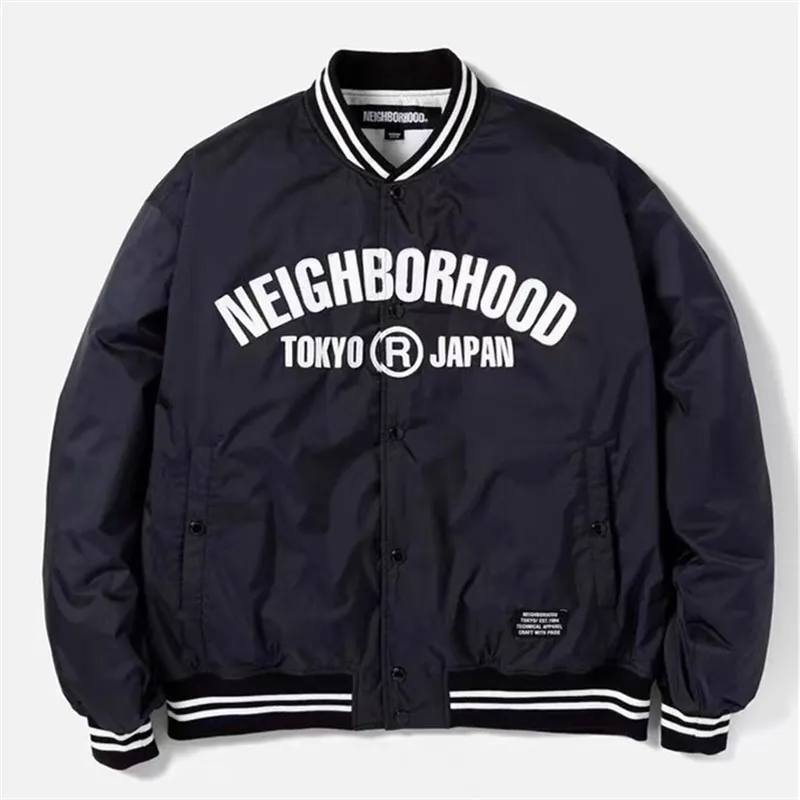 Letters NEIGHBORHOOD BB.JK.NY NBHD Baseball Men's Women's Jacket