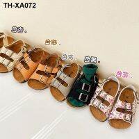 ins Korean version of childrens cork sandals summer girls Birkenstock shoes boys casual open-toed beach shoes 3 baby sandals