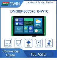 DWIN 7 Inch 800*480 TFT LCD Display Module Capacitive/Resistive TTL/RS232 Commercial Smart Screen For Arduino DMG80480C070_04W