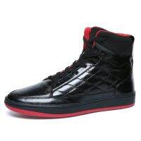 Soulsfeng soft cowhide upper high-top sneakers rubber outsole non-slip basketball shoes