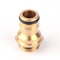 Outer Diameter 18mm (M18) Male Thread Copper Nipple Joint Straight Connectors 100 Durable Brass Car Wash Gun Hose Accessories