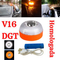 Light v16 Approved dgt Spain Rechargeable Magnetic Induction Strobe Light Emergency DGT Light v16 Homologated dgt Approved