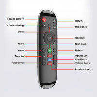 USB2.4G แป้นพิมพ์เมาส์บินไร้สายมินิรีโมทคอนลอัจฉริยะคอมพิวเตอร์อากาศทีวีเมาส์และคีย์บอร์ดสากล M6