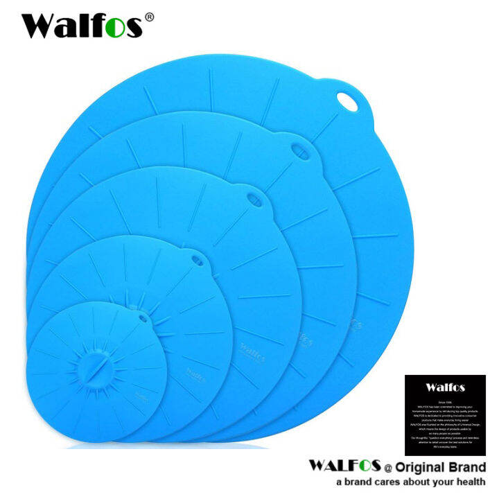 walfos-ซิลิโคนเกรดอาหารเครื่องครัวหม้อฝาปิดอาหารมัลติฟังก์ชั่ไมโครเวฟฝาครอบเครื่องมือทำอาหารเครื่องครัว-accessiores