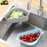 [Ready Stock] INSOUND Sink Drain Kitchen Rack Strainer Drains Triangular Baskets Sink Filter Storage Box PP Shelf Vegetable Fruit Drainer Basket Hang-