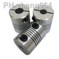 6mm to 6.35mm Flexible Shaft Coupler 6x6.35mm Flex Clamp Shaft Coupling Connector Diameter 25mm Length 30mm