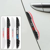 【cw】 Carbon Fibre Car Door Anti scratch Protector Strip Accessories for Regal 2018 Verano Sail GL8 2011 Hideo !