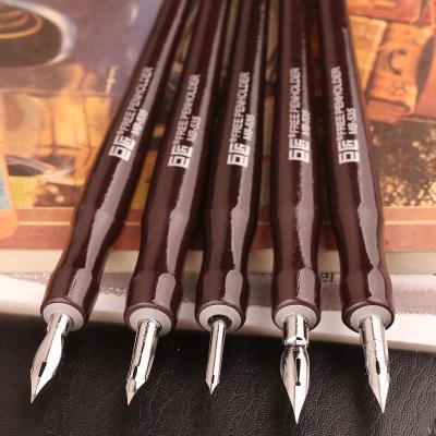 ชุดปลายปากกา5ด้าม5ด้ามปากกาจุ่มการ์ตูนปากกาหมึกซึมปากกาจุ่มศิลปินที่ยิ่งใหญ่แบบมืออาชีพ