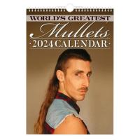 2024 Calendar 12 Month Wall Jan 2024-Dec 2024 Calendar Worlds Greatest Mullets 2024 Calendar Monthly Calendar 11.4x8.3 Inch Wall Calendar 12 Months Home Decor classic