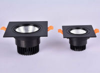 Hot Led Spotlight โคมไฟเพดาน LED COB Downlight หรี่แสงได้220V 110V เดี่ยวคู่สแควร์ Led Spot Light