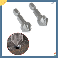 [rBIL] 6ขลุ่ย Countersink เจาะบิต chamfer ตัดเครื่องมือไม้หกเหลี่ยมจับ