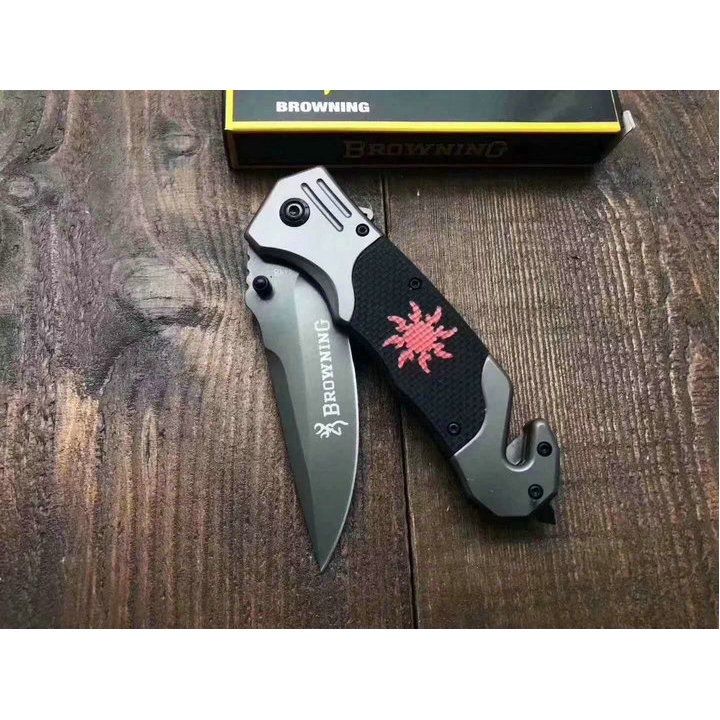 มีดพับ-browning-folding-knife-f118-มีดพับ-มีดพก-มีดแคมป์ปิ้ง-มีดเดินป่า-มีดป้องกันตัว-มีดพับอเนกประสงค์