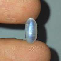 พลอย หลังเบี้ย มูนสโตน มุกดาหาร เหลือบ ฟ้า น้ำเงิน ธรรมชาติ แท้ ( Natural Blue Flash Moonstone ) หนัก 2.70 กะรัต