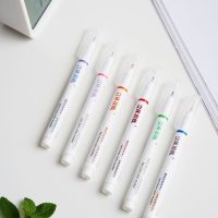 FORTUNESS ปากกาเขียนไดอารี่ลายกราฟฟิตี6ชิ้น/เซ็ต0.5มม. สีหมึกสำหรับโรงเรียนปากกาเขียนไลเนอร์สีศิลปะปากกาเส้นคู่สีปากกาวาดเขียนปากกาหมึกเจลสองแถวสี