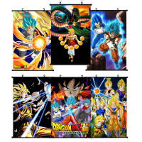 30 stlyles Anime ภาพวาด kakarotto vegeta Gohan แขวนผ้าโปสเตอร์ Wall Scrolls ตกแต่งอะนิเมะอุปกรณ์ต่อพ่วงของขวัญ