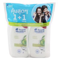 SuperSales - X1 ชิ้น - เฮดแอนด์โชว์เดอร์ ระดับพรีเมี่ยม แชมพูขจัดรังแค สูตรแอปเปิ้ลเฟรช 450 มล. แพ็คคู่ ส่งไว อย่ารอช้า -[ร้าน SUPATHANET STOREz จำหน่าย อุปกรณ์อาบน้ำและดูแลผิวกาย ราคาถูก ]